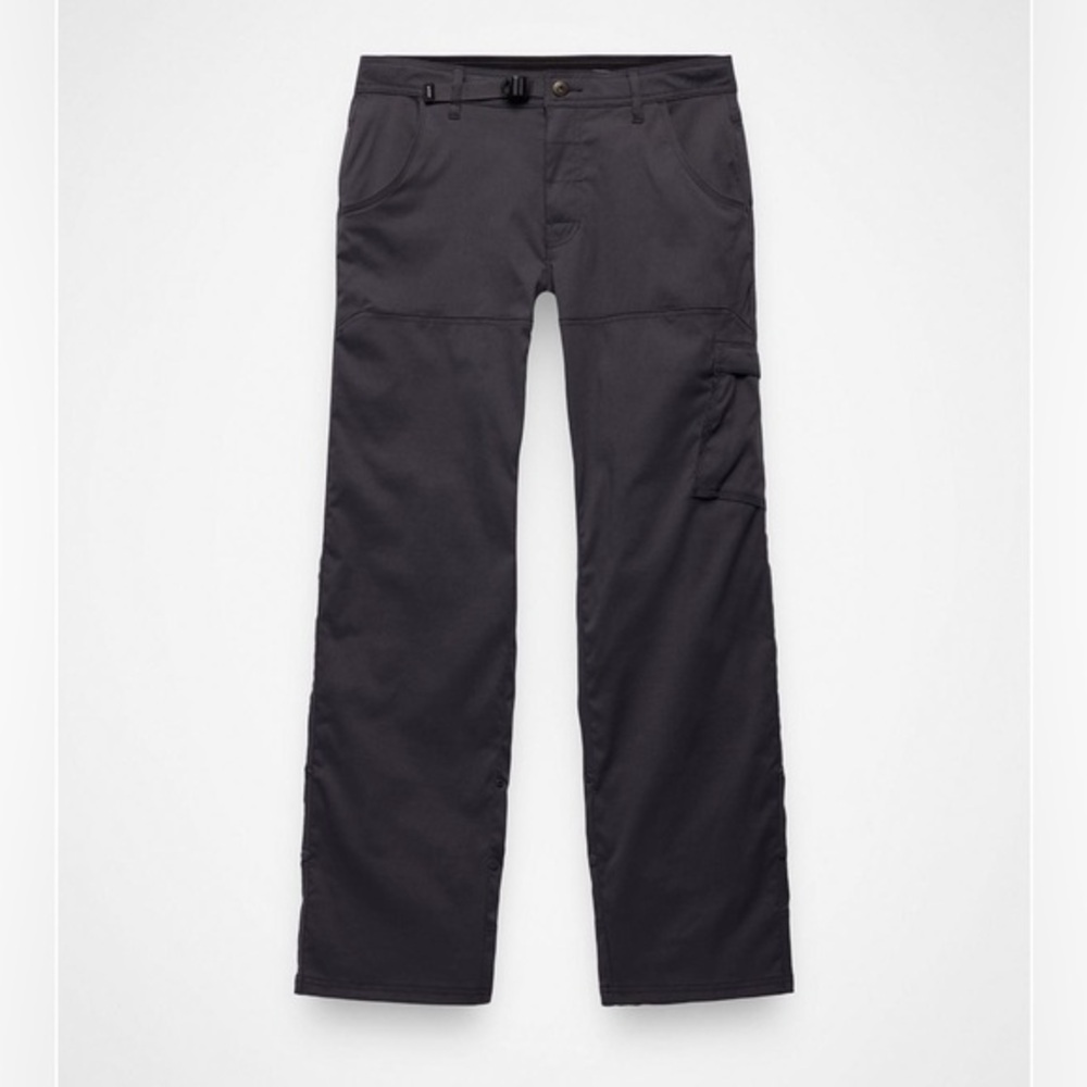 Prana The Stretch Zion Pant in Gray Roll Up Pants Hiking Mens Size Large 30L